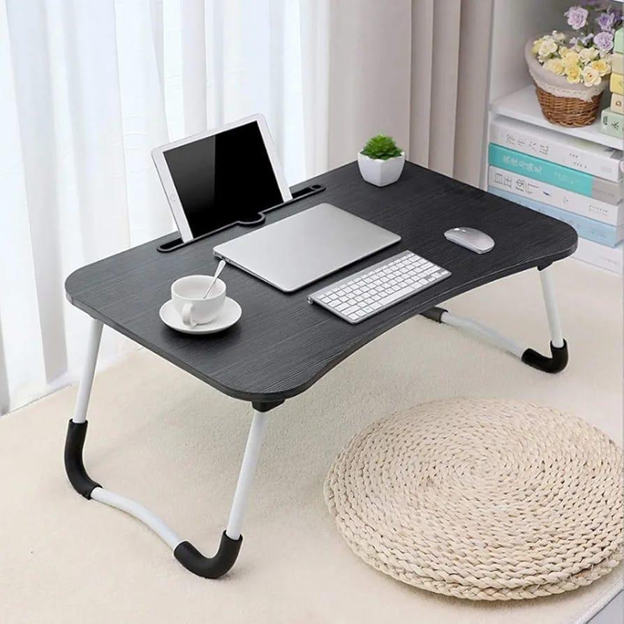 Foldable Laptop Table for Bed – Portable Study & Work Desk
